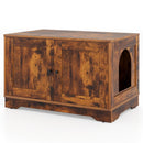Cat Litter Box Enclosure Furniture Indoor Wooden Cat House End Side Table Nightstand