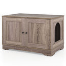 Cat Litter Box Enclosure Furniture Indoor Wooden Cat House End Side Table Nightstand