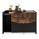 Cat Litter Box Enclosure with Pull-out Drawer-Black
