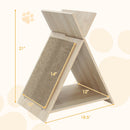 Cat Scratcher for Claw Sharpening and Furniture Protection-Natural