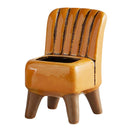 Chair Planter in Yellow Antique | Ceramic Plant Pot Decor | 4" x 3.5" x 6"