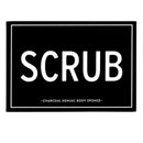 Charcoal Konjac Body Sponge | All-Natural Scrub Sponge Detoxify Exfoliate Skin