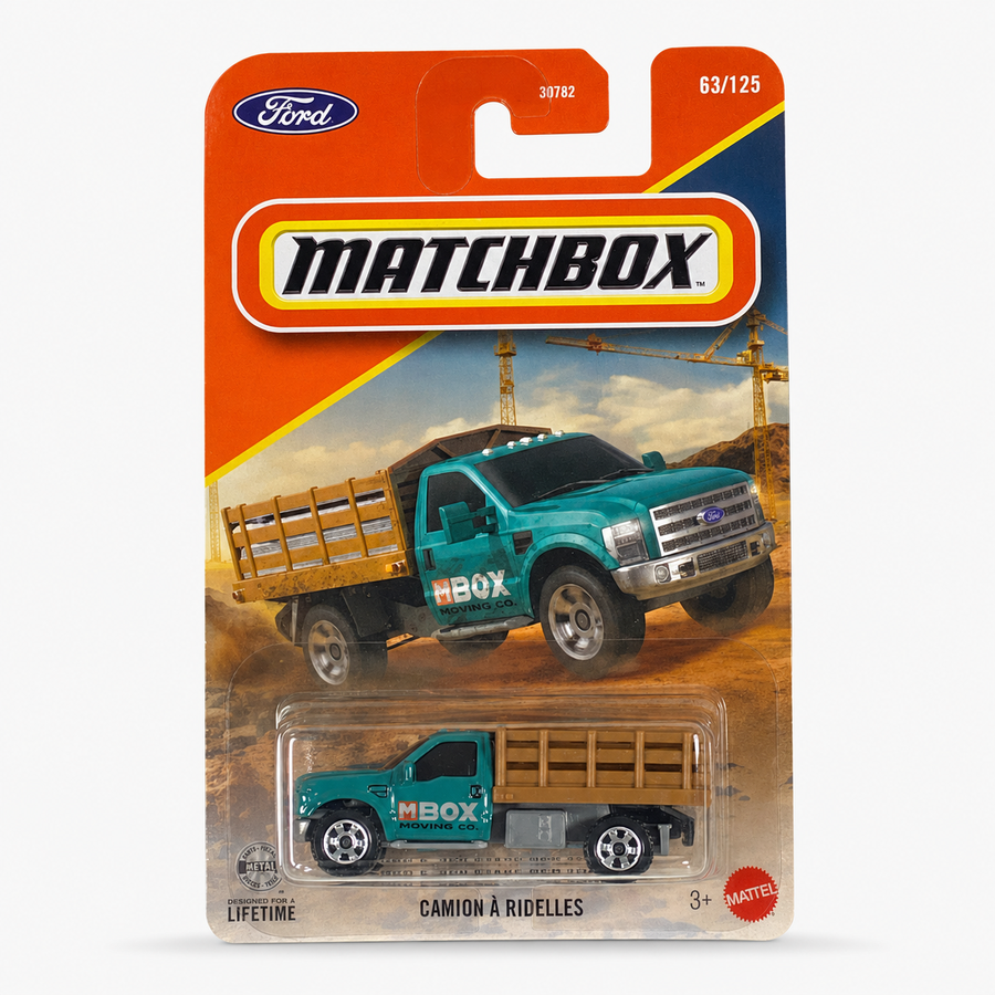 Matchbox Ford F-350 Stake Bed Truck | Matchbox Series 63/125