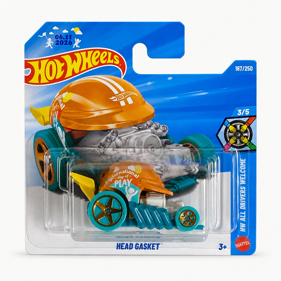 Hot Wheels Head Gasket | All Drivers Welcome Series 3/5
