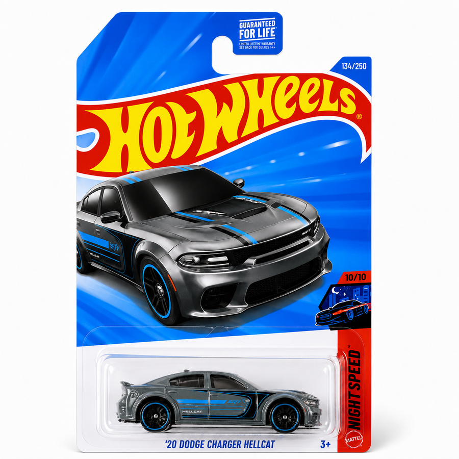 Hot Wheels '20 Dodge Charger Hellcat | Nightspeed Series 10/10