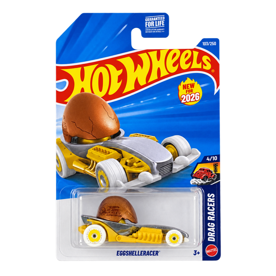 Hot Wheels EggShelleRacer | Drag Racers Series 4/10