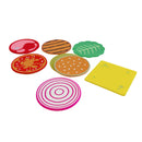 Cheeseburger Silicone Drink Coasters Set of 8