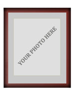 Frame Kit - Cherry Wood Frame | Silver Matting | Silver Trim