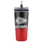 Kansas City Chiefs 26 oz Stainless Steel Ice Shaker Bottle