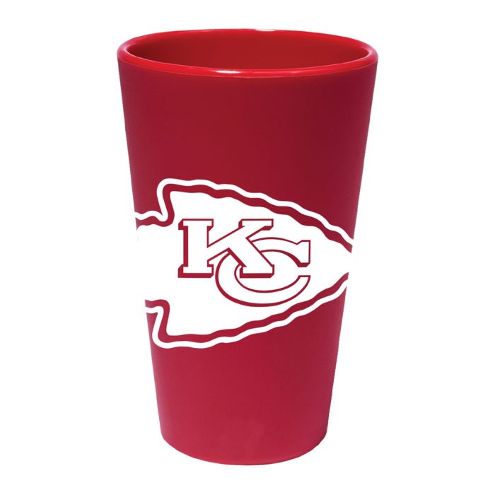 Kansas City Chiefs 16 oz Team Color Silicone Pint Glass
