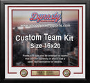 Kansas City Chiefs Custom NFL Football 16x20 Picture Frame Kit (Multiple Colors)