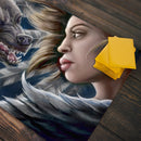 Angel Wolf Playmat