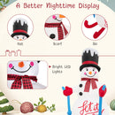 Christmas Decoration with LED Lights and Built-in Sandbag