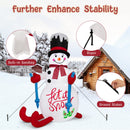 Christmas Decoration with LED Lights and Built-in Sandbag