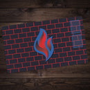 Burn Blue Playmat
