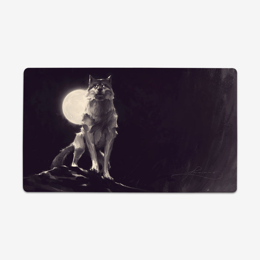 Moonlit Wolf Playmat