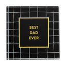 Classic Dad Gift! Best Dad Ever 3"x3" Paperweight in Gift Box