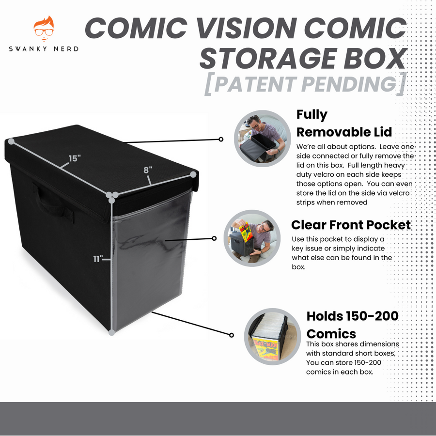 Comic Vision Comic Book Storage Box – Ralphie’s Funhouse