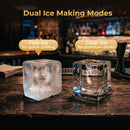 Countertop Ice Maker with 1.6" Clear Ice Cubes - 26 lbs/Day