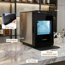 Countertop Ice Maker with 1.6" Clear Ice Cubes - 26 lbs/Day
