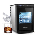 Countertop Ice Maker with 1.6" Clear Ice Cubes - 26 lbs/Day