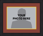 NBA Basketball Photo Picture Frame Kit - Cleveland Cavaliers (Wine Red Matting, Yellow Trim)