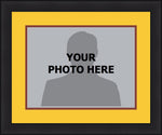 NBA Basketball Photo Picture Frame Kit - Cleveland Cavaliers (Yellow Matting, Wine Red Trim)