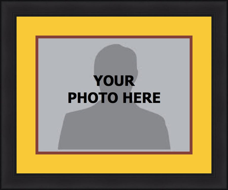 NBA Basketball Photo Picture Frame Kit - Cleveland Cavaliers (Yellow Matting, Wine Red Trim)