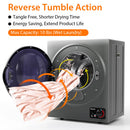1.5 Cu .ft Clothes Dryer with with Stainless Steel Wall Mount