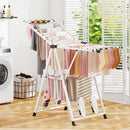 Clothes Drying Rack with Height Adjustable Wings