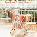 Clothes Drying Rack with Height Adjustable Wings