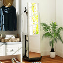 Coat Rack with Full Length Mirror Freestanding Coat Tree with 3 Hooks