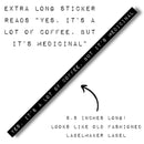 Coffee Addict Sticker Bundle | Glossy Die Cut Vinyl Sticker