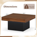 Coffee Table Accent Table with LED Lights and Dynamic Modes