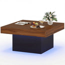 Coffee Table Accent Table with LED Lights and Dynamic Modes