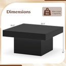 Coffee Table Accent Table with LED Lights and Dynamic Modes