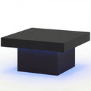 Coffee Table Accent Table with LED Lights and Dynamic Modes