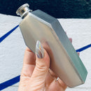 Coffin Flask in Silver or Black | The Apocalypse Drinking Vessel of Choice | Stainless Steel