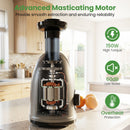 Cold Press Juicer Machine with 95% Juice Yield - Silver