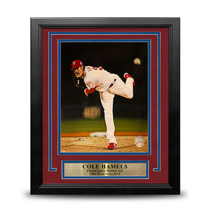 Cole Hamels 2008 World Series Action Philadelphia Phillies 8