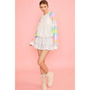 Color Block Sequin Sleeves French Terry Top [Available in SM-L]