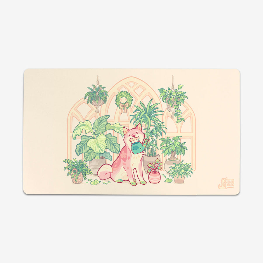 Green Thumb Shiba Playmat