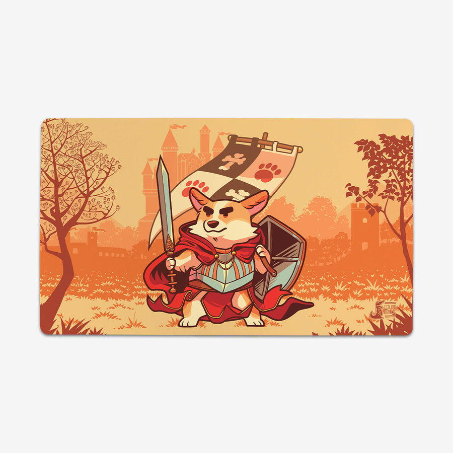 Warrior Corgi Playmat