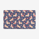 Winter Corgis Playmat