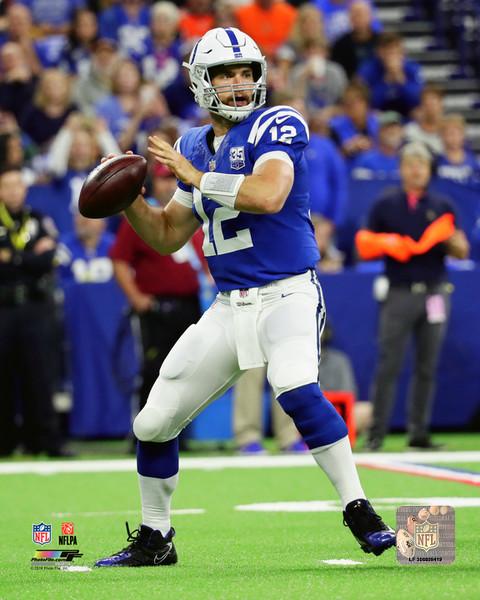 Andrew Luck in Action Indianapolis Colts 8