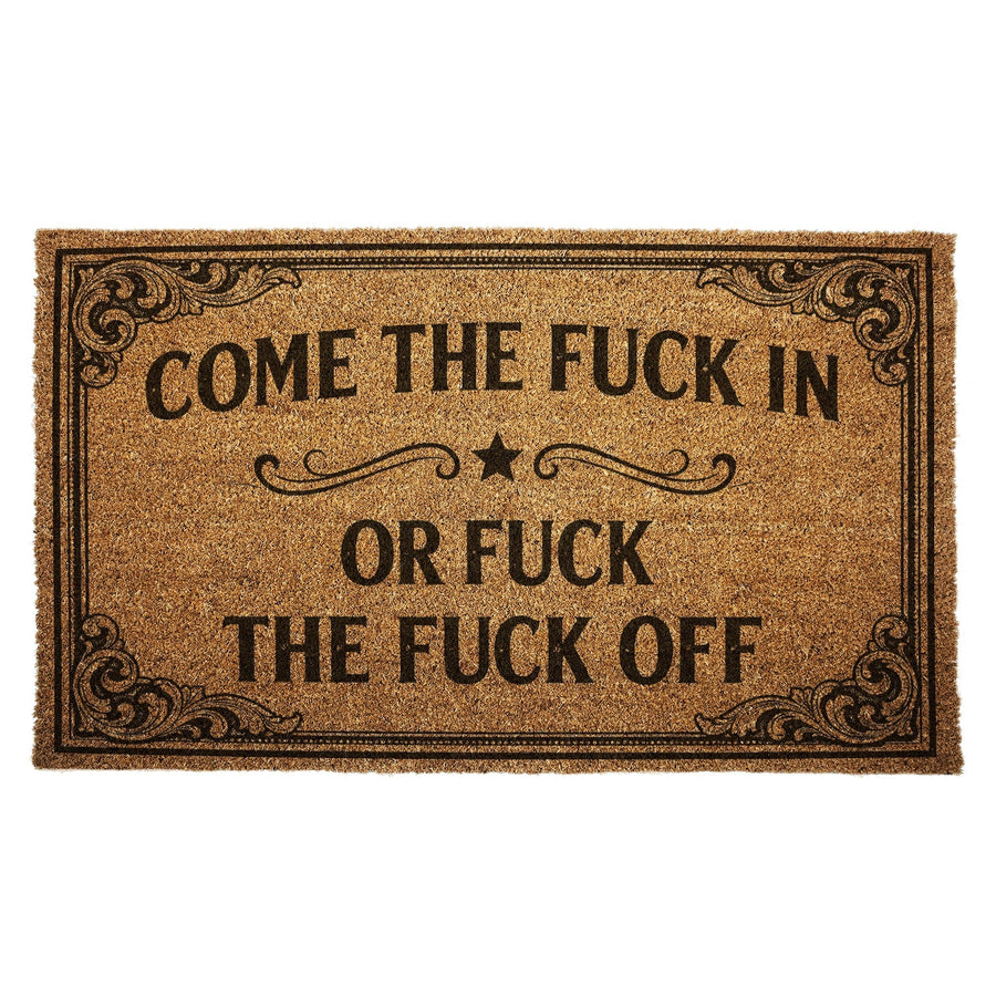 Come the F--k In Door Mat