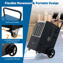 140 Pints Commercial Dehumidifier Crawl Space Dehumidifier with Pump and Drain Hose
