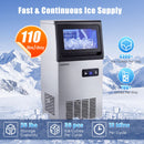 Stainless Steel Commercial Ice Maker 110 lbs/24H