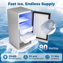 Commercial Under Counter Ice Maker 90 lbs/Day
