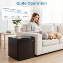 Compact Mini Fridge with 7-Level Thermostat - 1.7 Cu Ft